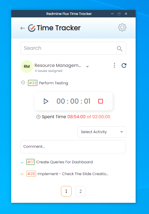 Time Tracker Screenshot
