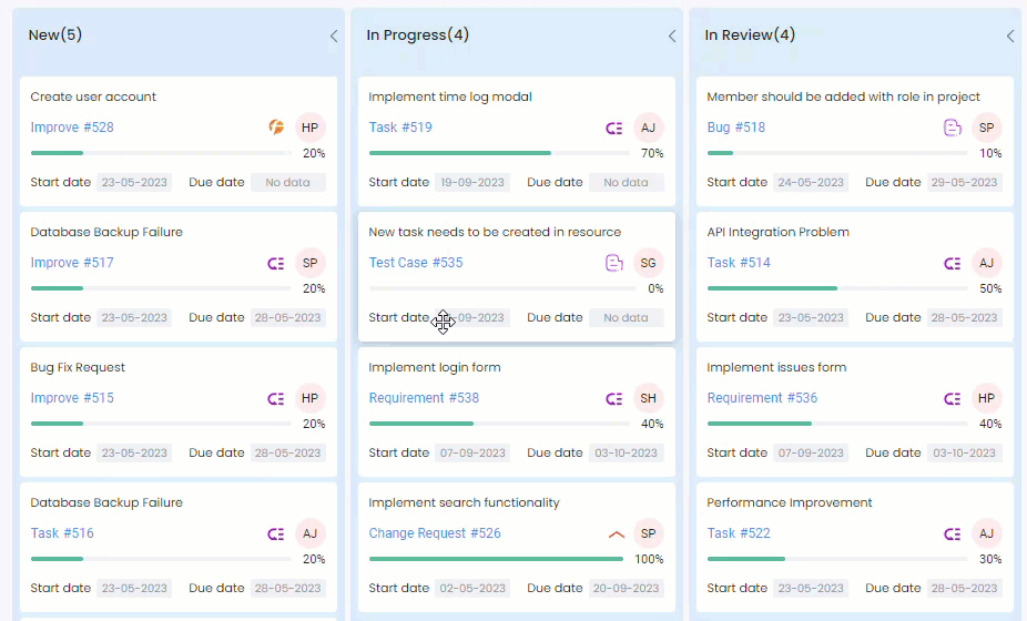 redmineflux agile board plugin drag and drop updated