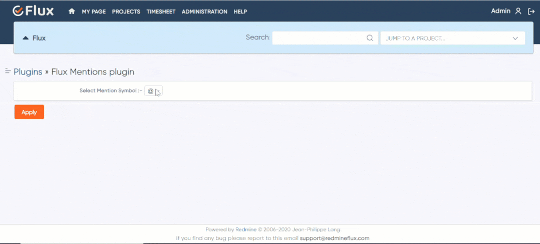 redmineflux mention plugin symbol 1 1