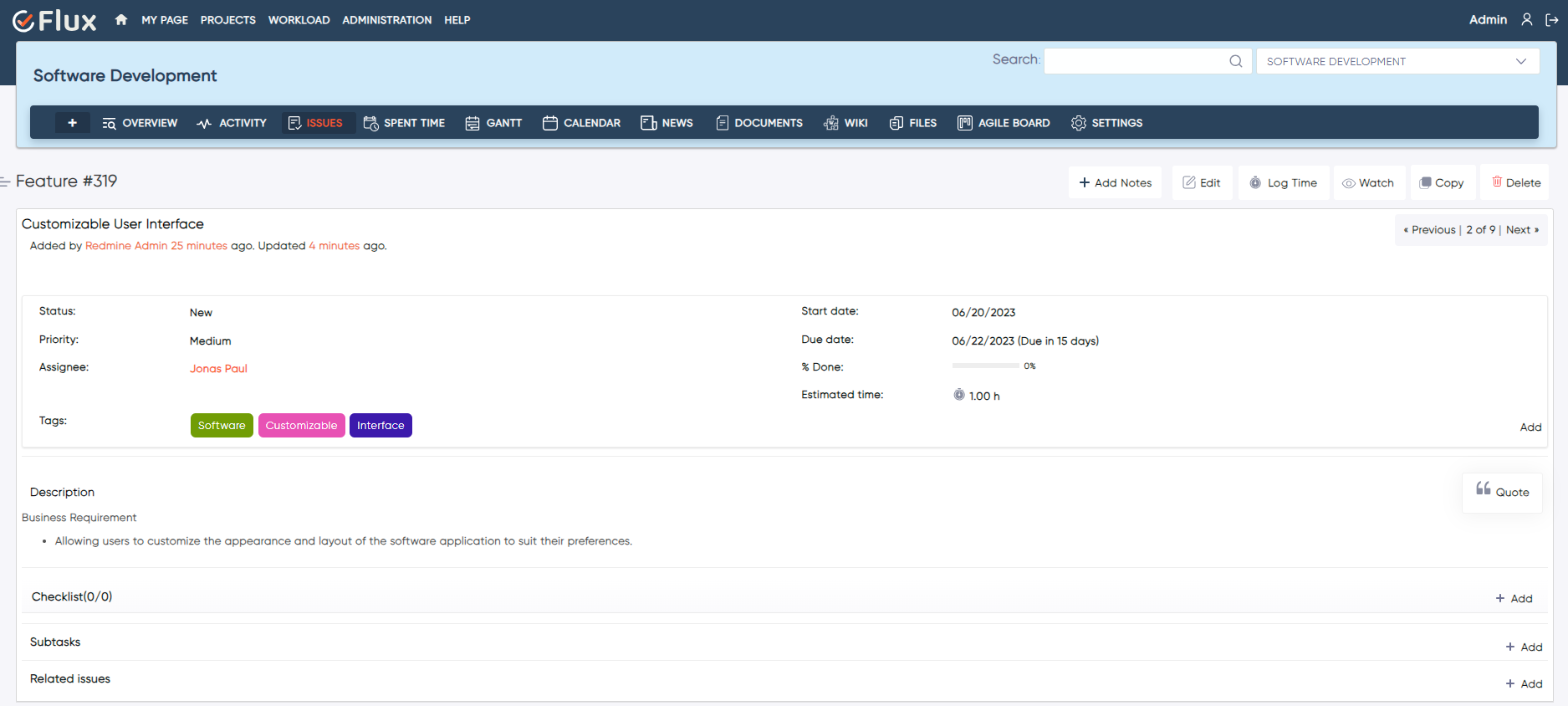 Essential Plugins Dashboard