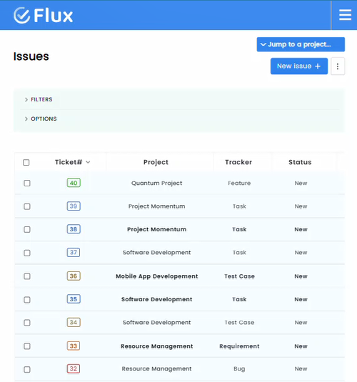Redmine Issue View with Daisy Theme